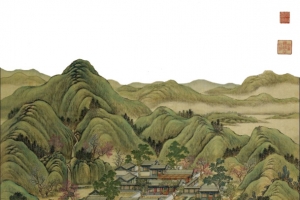 书院水墨素材