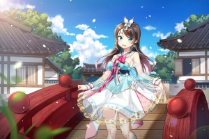 木屋 可爱小女生4k动漫壁纸