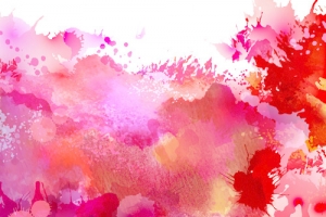 粉色油墨高清PNG透明装饰元素笔触设计素材免费下载