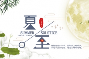 夏至节气元素图