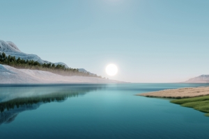 微软win11 系统自带风景4K壁纸3840x2400