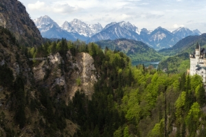 新天鹅堡3440x1440风景壁纸