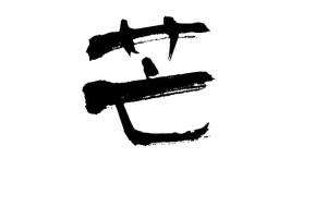 芒种二十四节气书法免扣png素材