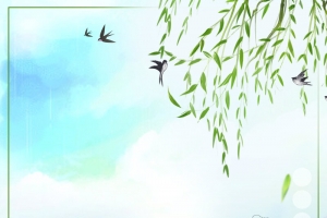 中国风清明节创意海报