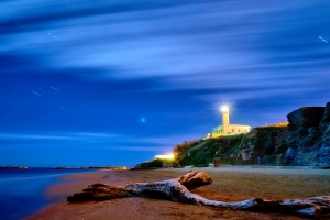 意大利,安齐奥,拉齐奥,海岸,夜晚风景图片