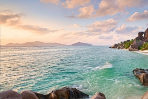 天空大海景区背景