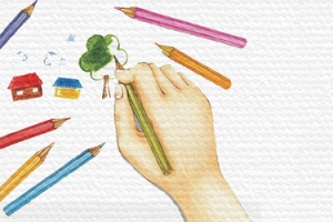 手绘卡通教学培训banner