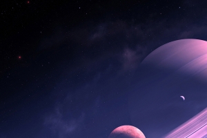 大气梦幻宇宙星球背景