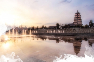 西安印象旅游背景