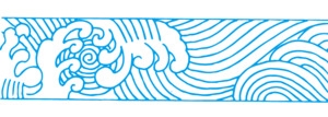   卡通水花水纹 