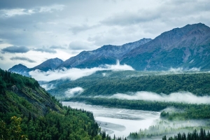 山 河 云 树 风景 4k壁纸 3840x2160