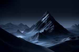 山景夜色4k壁纸