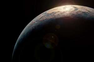 3840x2160 空间 行星 球 镜头闪光壁纸 背景