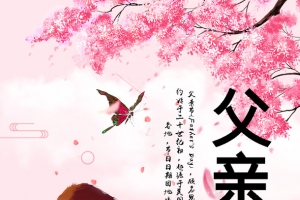 父亲节节日海报