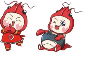 卡通小龙虾子