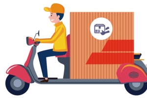 物流快递员送货高清PNG透明免扣设计素材免费下载