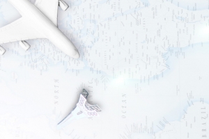 一起去旅行白色简约banner