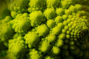 罗马 分形 螺旋 绿色 4k壁纸 3840x2160