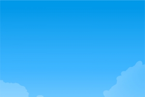 手绘蓝色天空素材背景