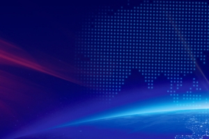 科技感发光地球商务banner