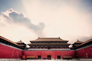 中国风故宫背景图