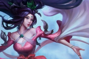 LOL英雄联盟玉剑传说风仙子2k手机壁纸