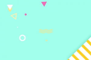 夏日上新几何扁平小清新banner