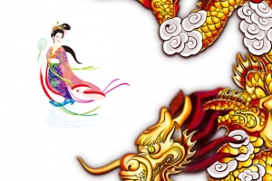 中秋龙飞月