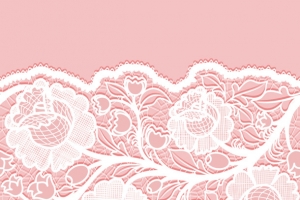 白色蕾丝花边矢量图