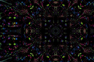 分形 图案 抽象 彩色 深色 4k壁纸 3840x2160