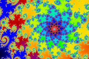 分形 图案 花朵 抽象 彩色 4k壁纸 3840x2160