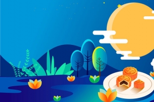 中秋节清新唯美banner