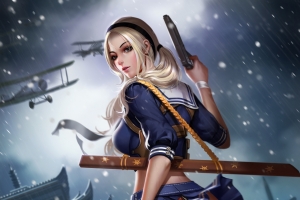 《美少女特工队 》艾米莉布朗宁4k手机壁纸