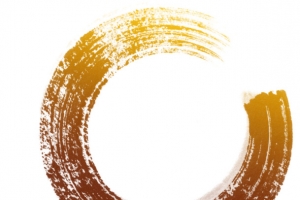 端午节黄色古典圆形墨迹高清PNG透明设计素材免费下载