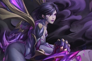 lol英雄联盟美女插画虚空之女卡莎4k壁纸
