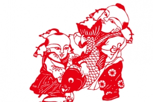 年年有鱼剪纸