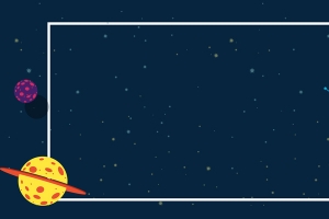 矢量扁平化手绘太空宇宙背景