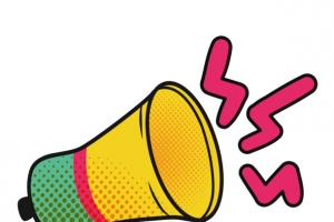 波普风喇叭