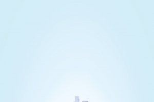 蓝色大气高端建筑海报背景素材