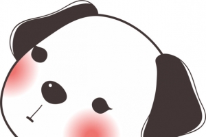 可爱卡通小狗