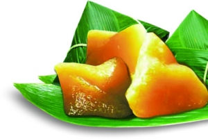 绿色天然食物粽子