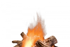 燃烧柴火火苗高清PNG透明免扣设计素材免费下载