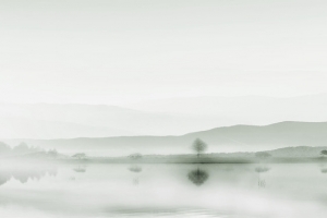山水水墨画