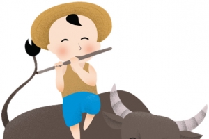 牧童清明放牛