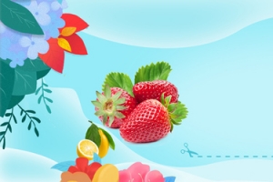 简约大气水果banner