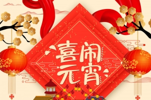 红色喜庆喜闹元宵店铺首页