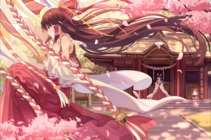 幻想乡 博丽神社 博丽灵梦 巫女服壁纸