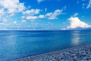 海边海岸沿海背景