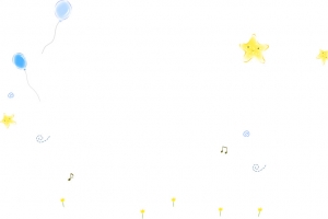 星星音符气球漂浮插画背景高清PNG透明素材免费下载