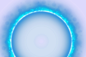 蓝色火焰光圈高清PNG透明装饰元素特效图片设计素材免费下载